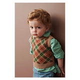 Caramel Baby & Child Maple Vest Camel Jaquard - Lintott Shop