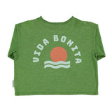 Piupiuchick Vida Bonita T-shirt green - Lintott Shop
