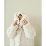 Kids Cream Monna Faux Fur Coat - Lintott Shop