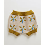 Oeuf Clover Knit Shorts-Hemp/Clover - Lintott Shop