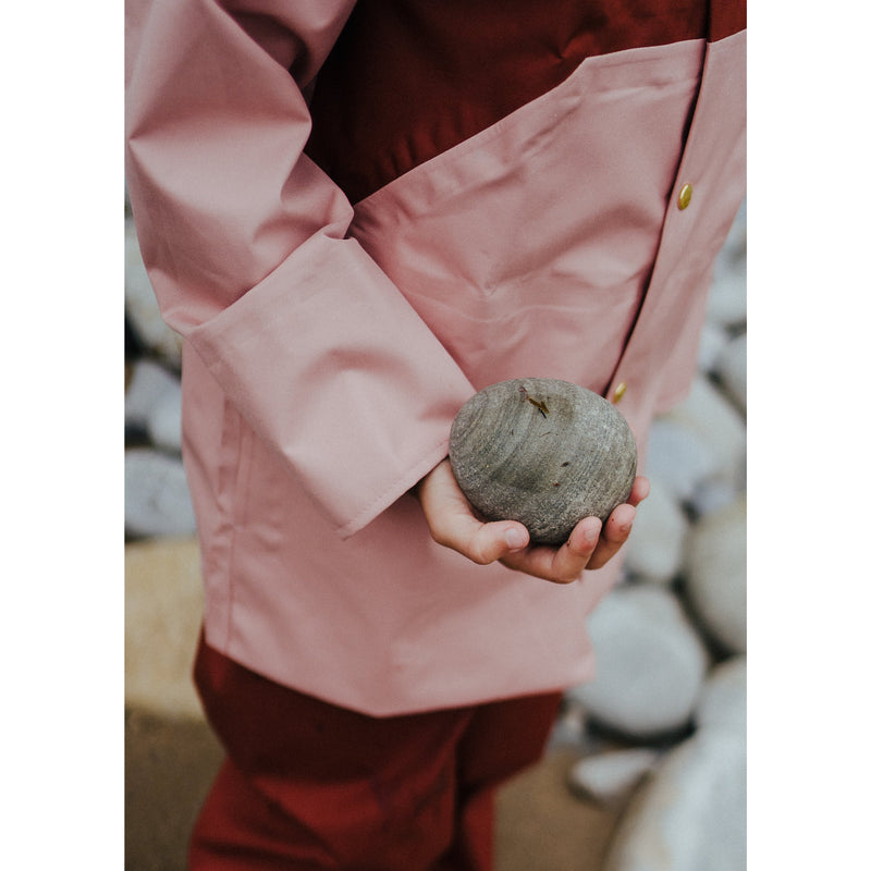 Fairechild Waterproof Two Tone Smock - Beach Rose and Sumac - Lintott Shop