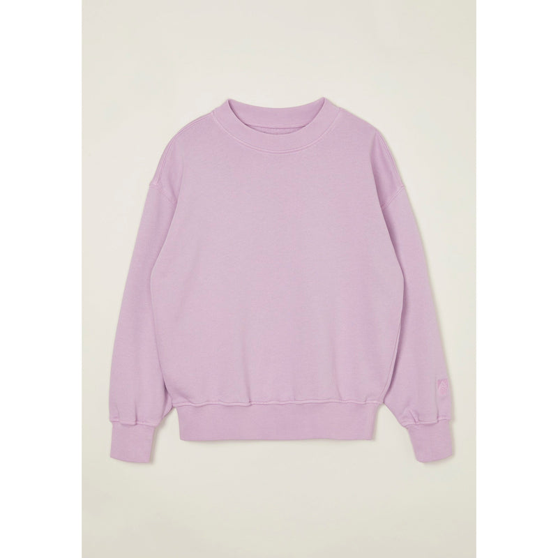 Main Story Organic Cotton Fleece Sweatshirt-Lavender Mist - Lintott Shop