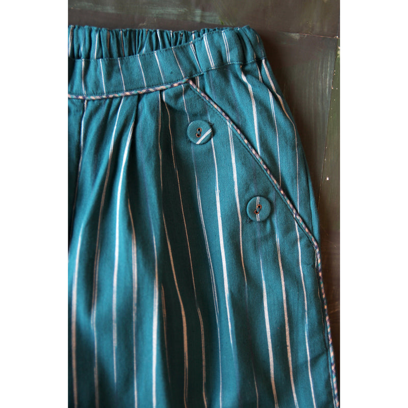 Bonjour Diary Blue Ikat Pants - Lintott Shop