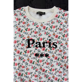 Bonjour Diary Paris logo ivory flower sweatshirt - Lintott Shop